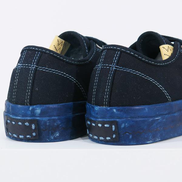 VISVIM ビズビム x Ron Herman ロンハーマン SKAGWAY LO CANVAS N.D. 0123301001001 ヴィズヴィム スカグウェイ ロー キャンバス インディゴ ローカット｜nanainternational｜03