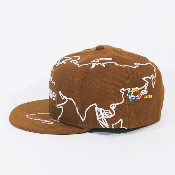 SUPREME シュプリーム 23AW WORLDWIDE BOX LOGO NEW ERA CAP ワールド 