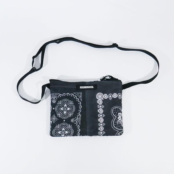 NEIGHBORHOOD（ネイバーフッド） 21AW BANDANA CHOPPED SACOCHE/ E