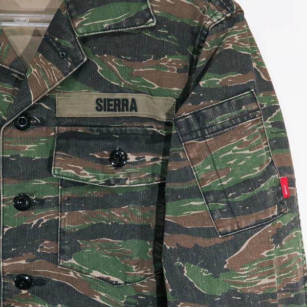 WTAPS BUDS LS 02 ミリタリージャケットバッズ タイガーストライプ WTAPS（ダブルタップス） 17SS BUDS LS 02/SHIRT COTTON TWILL TIGER