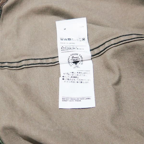 WTAPS（ダブルタップス） 17SS BUDS LS 02/SHIRT COTTON TWILL TIGER