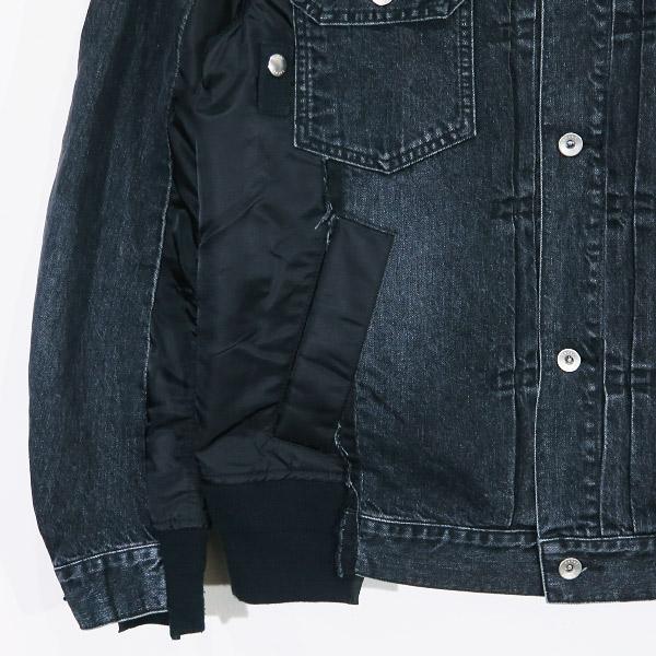 sacai サカイ DENIM x MA-1 JACKET SCN-022 デニム ジャケット sacai サカイ DENIM x MA-1 JACKET SCN-022 デニム ジャケット