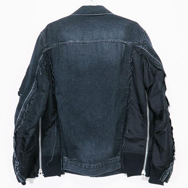 sacai サカイ DENIM x MA-1 JACKET SCN-022 デニム ジャケット sacai サカイ DENIM x MA-1 JACKET SCN-022 デニム ジャケット