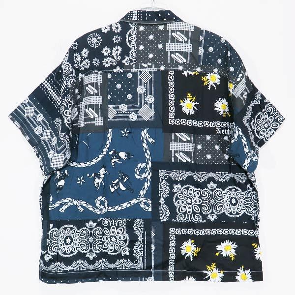 NEIGHBORHOOD ネイバーフッド 21SS BANDANA.TYPE-B/C-SHIRT.SS 211TSNH-SHM07 バンダナ タイプB コットン シャツ ショートスリーブ ブラック 半袖｜nanainternational｜02