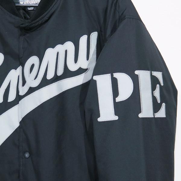 NEIGHBORHOOD ネイバーフッド 23AW NH X PUBLIC ENEMY X MAJESTIC.BASEBALL JACKET パブリック エネミー マジェスティック ベースボール ジャケット アウター｜nanainternational｜03