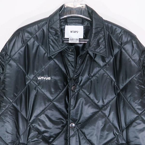 WTAPS ダブルタップス 22AW CHIEF 01/JACKET/POLY.TAFFETA.WTVUA 222TQDT-JKM05 チーフ  ジャケット ポリエステル タフタ ブラック アウター