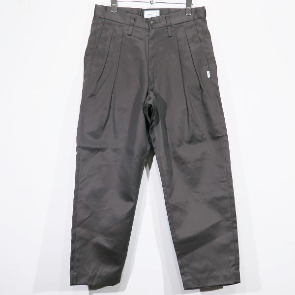 WTAPS グレー パンツ サイズ X 02 WTAPS（ダブルタップス） 21SS TUCK 02/TROUSERS/COTTON.TWILL 211TQDT