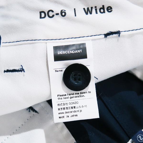 DESCENDANT ディセンダント 22SS DC-6 COTTON TWILL TROUSERS OG DESCENDANT ディセンダント 22SS DC-6 COTTON TWILL TROUSERS OG