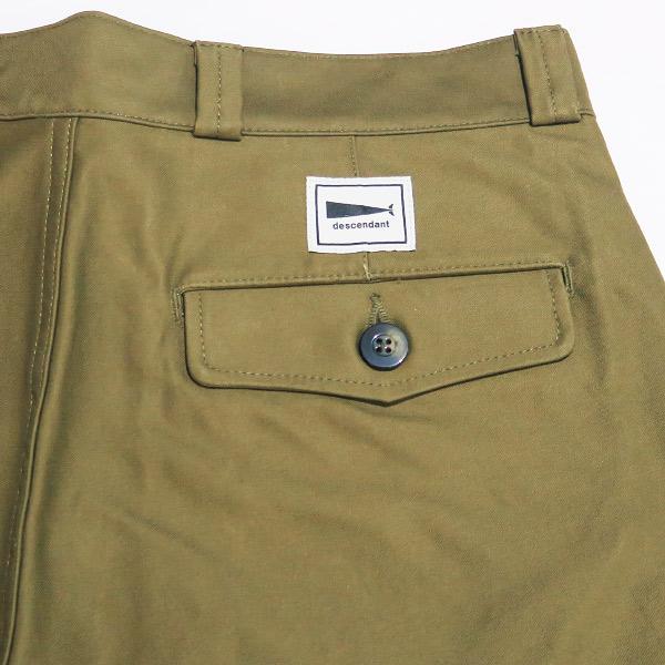 DESCENDANT ディセンダント 22AW DOZER SATIN TROUSERS 222BRDS DESCENDANT ディセンダント 22AW DOZER SATIN TROUSERS 222BRDS