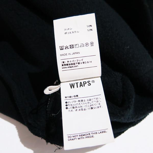 WTAPS ダブルタップス 18AW CRACK 02/SWEATSHIRT.COPO 182ATDT-CSM20 クラック スウェットシャツ ブラック フーディー プルオーバーパーカー｜nanainternational｜06