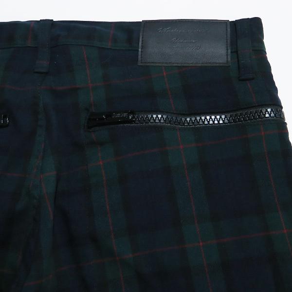 アンダーカバー スキニーカラーパンツ UNDERCOVER アンダーカバー ヒザヤブレダメージチェック