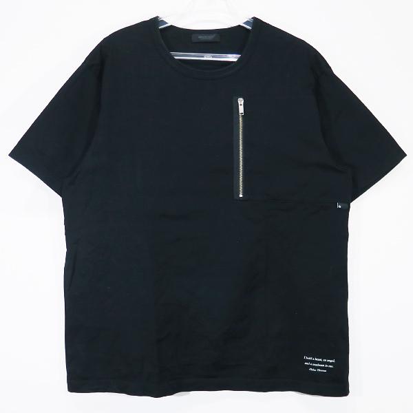 UNDERCOVER アンダーカバー ZIP POCKET TSHIRT UCY4804 ブラック ジップ ポケット Tシャツ
