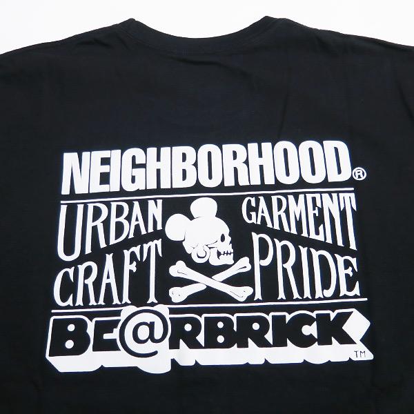 NEIGHBORHOOD ネイバーフッド x MEDICOM TOY メディコム トイ 18SS MEDICOM EX/C-TEE.SS 181PCMCN-ST01S エキシビジョン BE@RBRICK Tシャツ ブラック｜nanainternational｜04