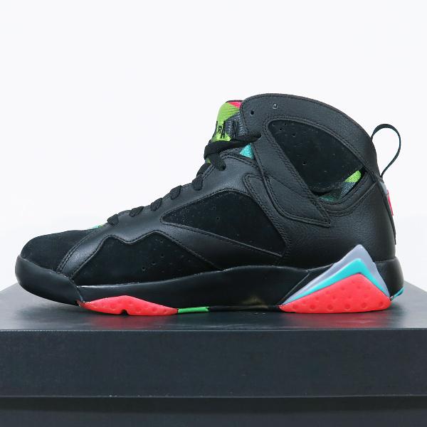 NIKE ナイキ AIR JORDAN 7 RETRO 30TH [BARCELONA NIGHTS] 705350 007 エア ジョーダン7 レトロ 30周年 バルセロナナイツ ブラック スニーカー シューズ｜nanainternational｜05