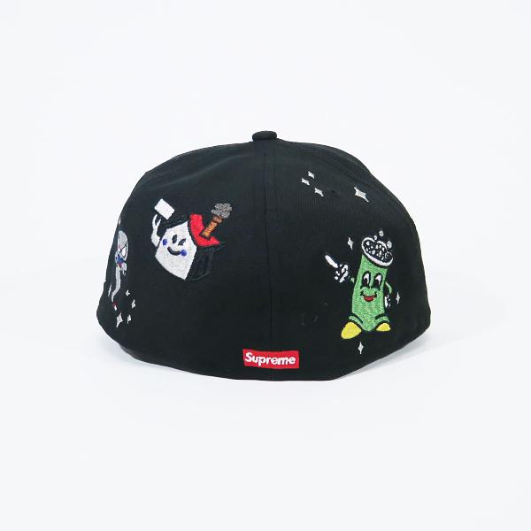 SUPREME シュプリーム 22SS CHARACTERS S LOGO NEW ERA CAP キャラクターズ Sロゴ ニューエラ キャップ ブラック 帽子｜nanainternational｜04