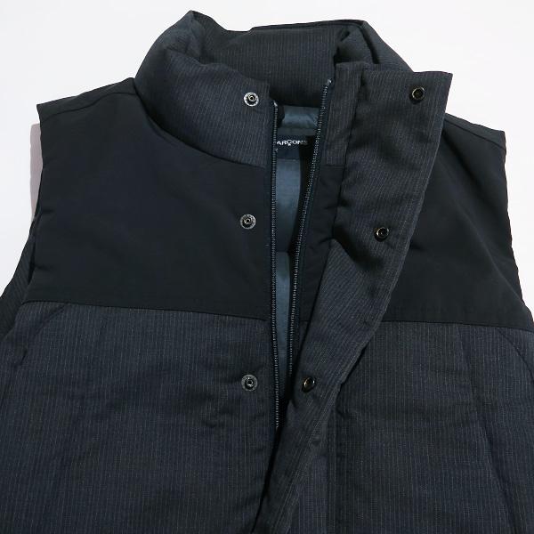 COMME des GARCONS HOMME コムデギャルソン オム MILITARY DOWN VEST HL-V003 AD2023 ミリタリー ダウン ベスト チャコール トップス｜nanainternational｜04