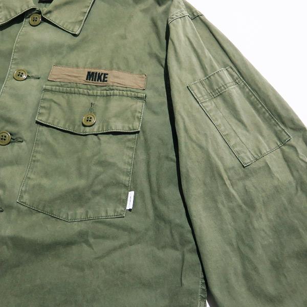 WTAPS ダブルタップス 18SS BUDS LS 02/SHIRT.COTTON.GABADINE WTAPS ダブルタップス 18SS BUDS LS 02/SHIRT.COTTON.GABADINE
