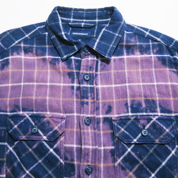 DESCENDANT ディセンダント 19SS MOSS CHECK LS SHIRT 191BRDS DESCENDANT ディセンダント 19SS MOSS CHECK LS SHIRT 191BRDS