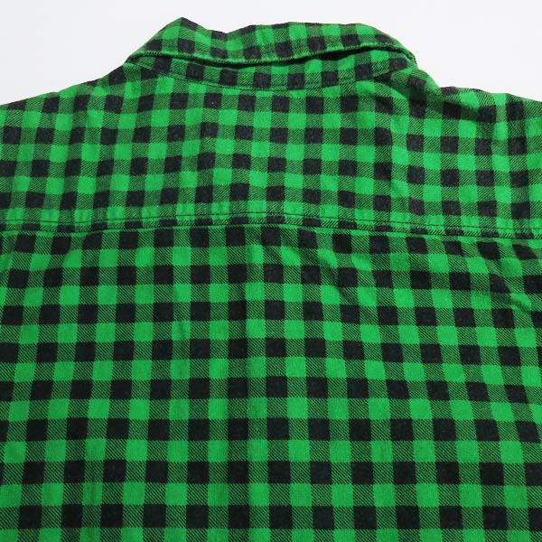 TENDERLOIN テンダーロイン T-PRINT FLANNEL SHT CHECK S/S プリント フランネル シャツ チェック ショートスリーブ グリーン 半袖｜nanainternational｜04