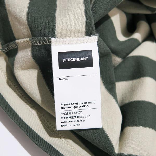 DESCENDANT ディセンダント 21AW VERN BORDER LS 212ATDS-CSM30 バーン