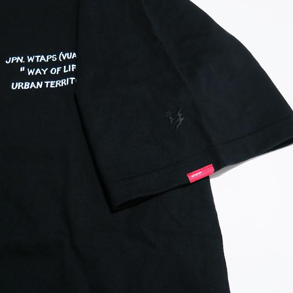 WTAPS 17SS ロングスリーブ ブラック Ｔシャツ WTAPS ダブルタップス SNEAK URBAN TERRITORY プリント ロング