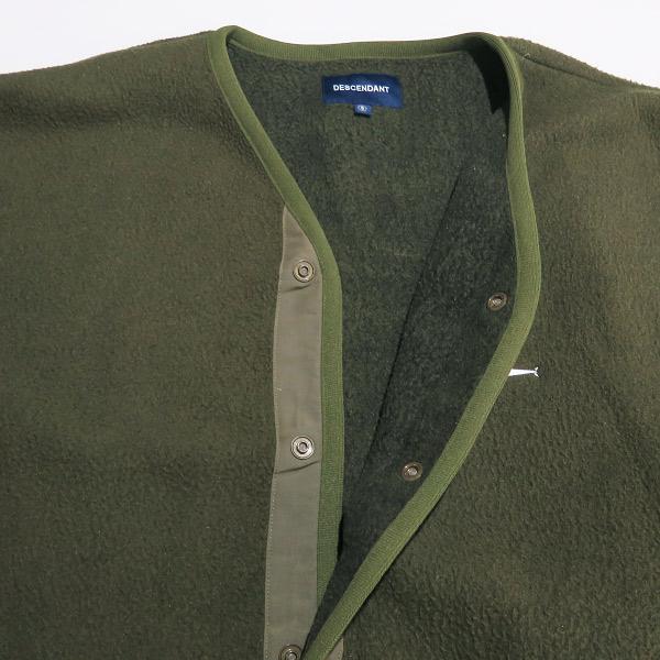 DESCENDANT ディセンダント 21AW KNOT FLEECE CARDIGAN 212ATDS DESCENDANT ディセンダント 21AW KNOT FLEECE CARDIGAN 212ATDS