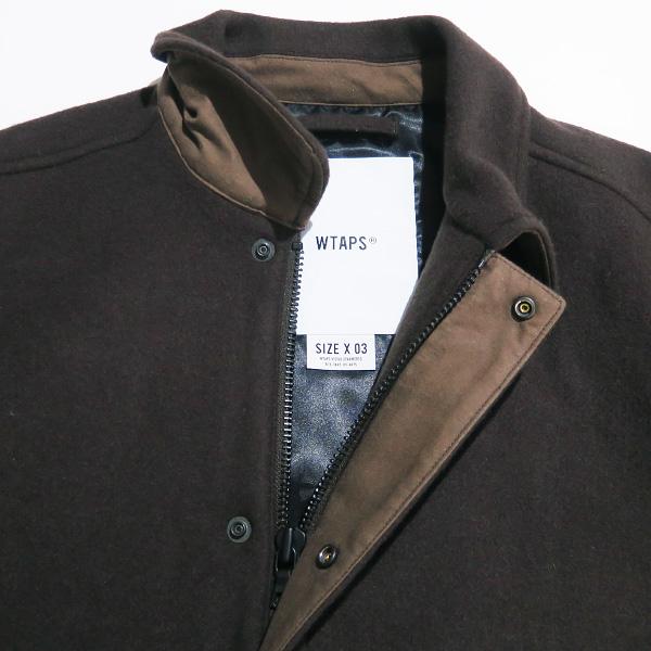 WTAPS ダブルタップス 23AW JFW-01/JACKET/WONY.MELTON 232BRDT WTAPS ダブルタップス 23AW JFW-01/JACKET/WONY.MELTON 232BRDT