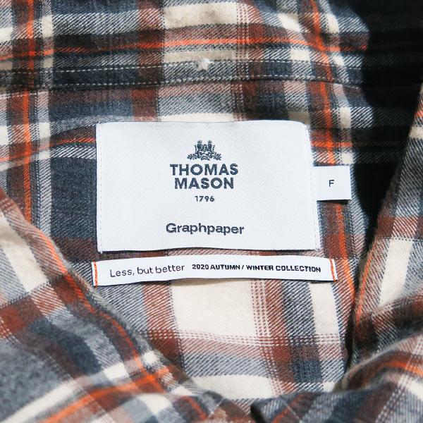 THOMAS MASON Graphpaper グラフペーパー for GP CHECK THOMAS MASON Graphpaper グラフペーパー for GP CHECK