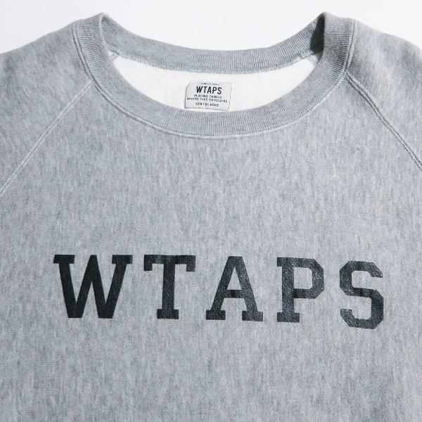 WTAPS ダブルタップス 16AW DESIGN CREW NECK 01/SWEATSHIRT.COTTON 