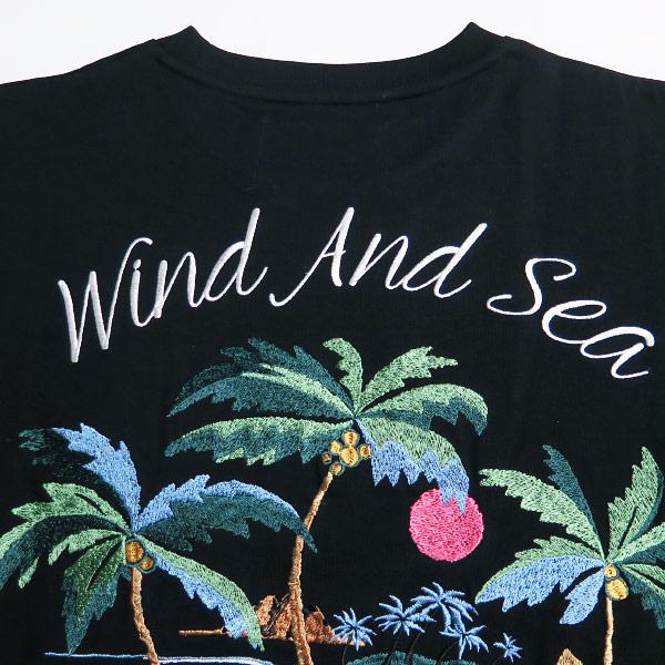 WIND AND SEA ブラック Tシャツ　ウィンダンシー　ウィンドアンドシー WIND AND SEA - WIND AND SEA ウィンダンシー 25SS SIGNATURE