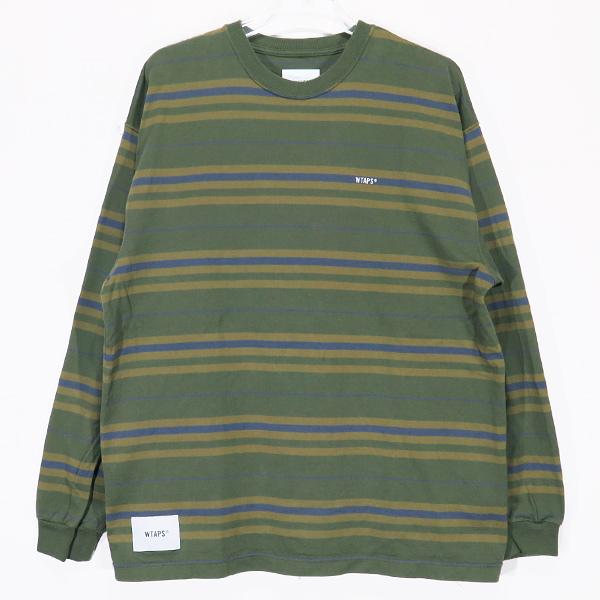 WTAPS BDY / LS / COTTON ボーダー ロンT カットソー WTAPS（ダブルタップス） 23SS BDY 02/LS/COTTON.TEXTILE.SIGN 231ATDT