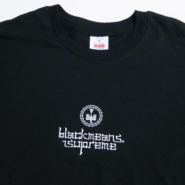 SUPREME シュプリーム x BLACKMEANS ブラックミーンズ 23AW L/S TEE  ロングスリーブ Tシャツ ブラック カットソー ロンT 長袖｜nanainternational｜03