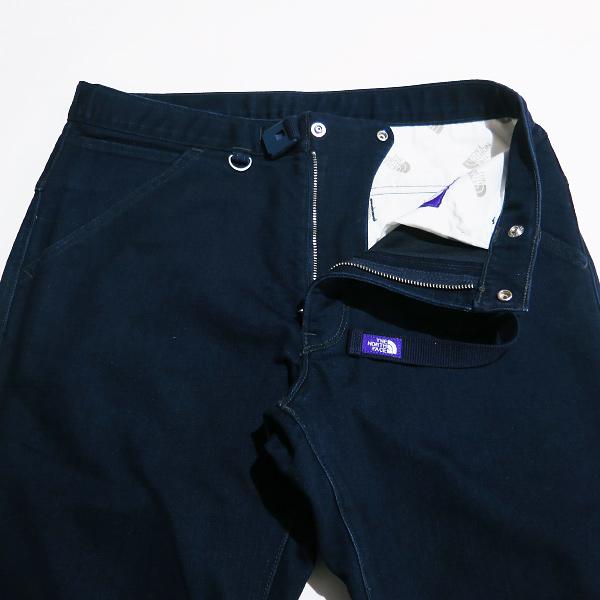 THE NORTH FACE PURPLE LABEL ザ ノース フェイス パープル レーベル WEBBING BELT DENIM PANTS NT5050N ウェビング ベルト デニム パンツ インディゴ ボトムス｜nanainternational｜04