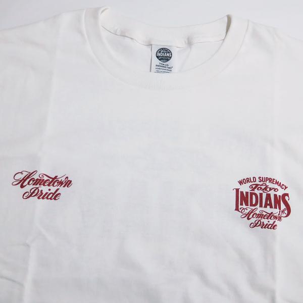 TOKYO INDIANS MC 東京インディアンズモーターサイクル ID-SST 01 TEE Tシャツ ホワイト ショートスリーブ 半袖 白｜nanainternational｜03