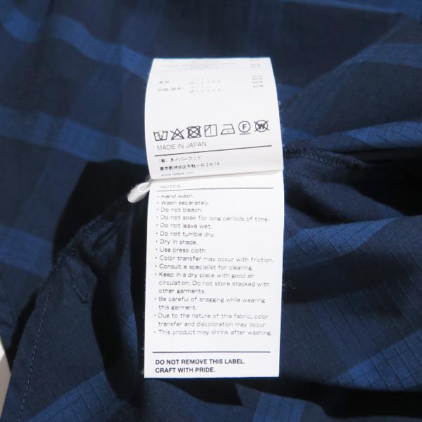 WTAPS ダブルタップス 21SS WCPO/LS/COPO.RIPSTOP.TEXTILE WTAPS ダブルタップス 21SS WCPO/LS/COPO.RIPSTOP.TEXTILE