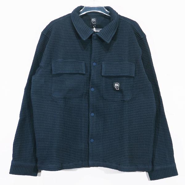 BRAIN DEAD（ブレインデッド） WAFFLE SNAP FRONT SHIRT ワッフル
