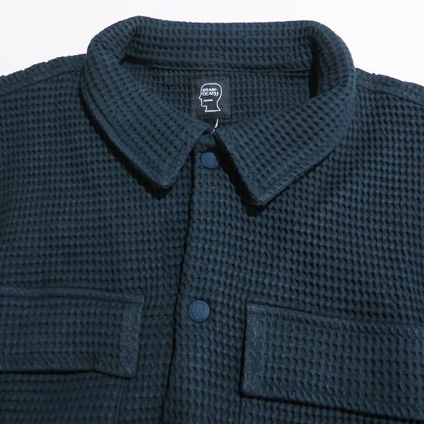 BRAIN DEAD（ブレインデッド） WAFFLE SNAP FRONT SHIRT ワッフル