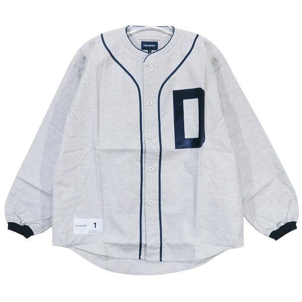 DESCENDANT ディセンダント 22SS BLEEK BASEBALL SHIRT 221TQDS-SHM09