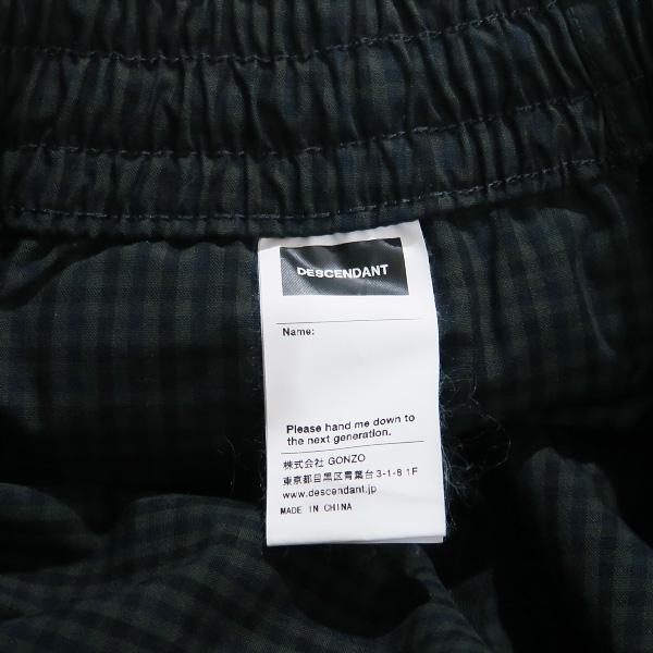 DESCENDANT ディセンダント 20SS SHORE BEACH PANTS 201BRDS DESCENDANT ディセンダント 20SS SHORE BEACH PANTS 201BRDS