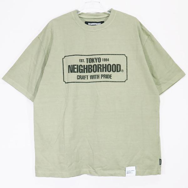 小山田 新品未使用 SRL ネイバーフッド C-2302 NEIGHBORHOOD（ネイバーフッド） 23SS SULFUR DYE CREWNECK SS 231OKNH