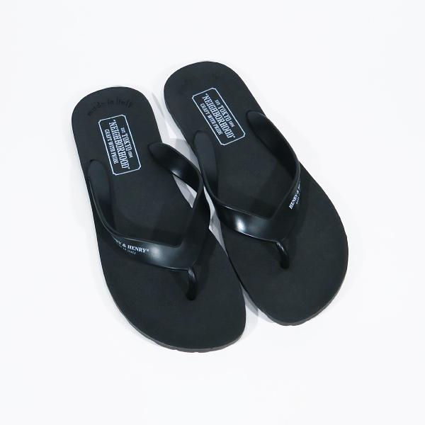 新品 NEIGHBORHOOD ビーチサンダル ブラック　25.5〜26.5 L NEIGHBORHOOD（ネイバーフッド） 17SS HENRY&HENRY/R-SANDAL 171EIHRN