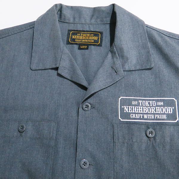 ネイバーフッド サイズ:M  171TSNH-SHM02 クラシックワーク半袖シャツ 中古 BS99 NEIGHBORHOOD（ネイバーフッド） 17SS CLASSIC WORK/EC-SHIRT.SS