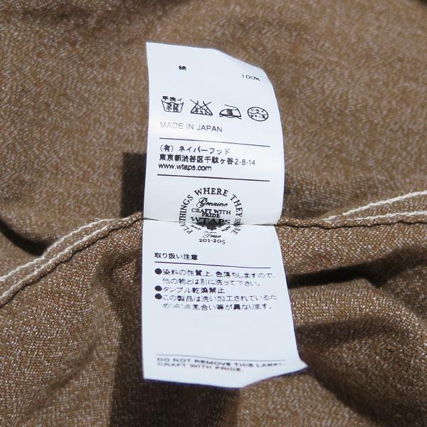 WTAPS（ダブルタップス） 16AW UNION LS 02/SHIRT.COTTON.CHAMBRAY 