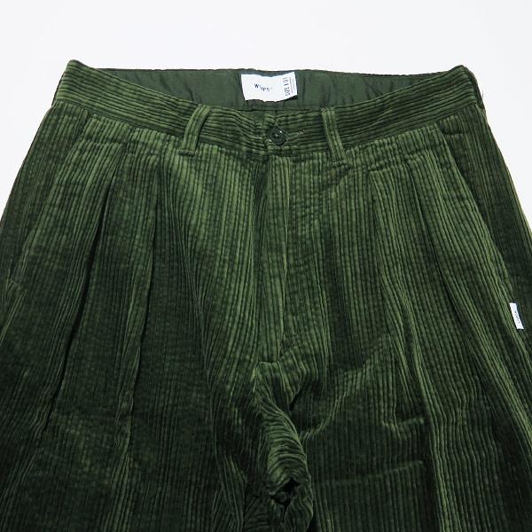 WTAPS（ダブルタップス） 19AW TUCK 02/TROUSERS.COTTON.CORDUROY