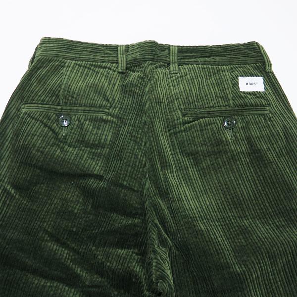 WTAPS（ダブルタップス） 19AW TUCK 02/TROUSERS.COTTON.CORDUROY