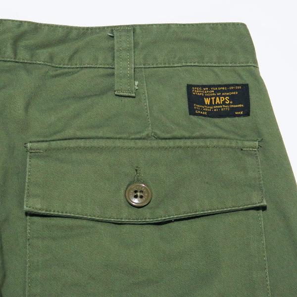 WTAPS ダブルタップス 161LTDT-PTM01 BUDS SKINNY ミリタリー パンツ コットン 日本製 カーキ系 2【中古】 WTAPS（ダブルタップス） 16AW BUDS SKINNY/TROUSERS.COTTON.CHINO