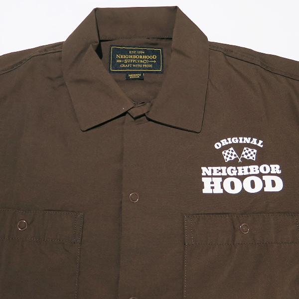 NEIGHBORHOOD CLASSIC WORK SHIRT M ブラウン NEIGHBORHOOD（ネイバーフッド） 15SS CLASSIC WORK/EC-SHIRT.LS