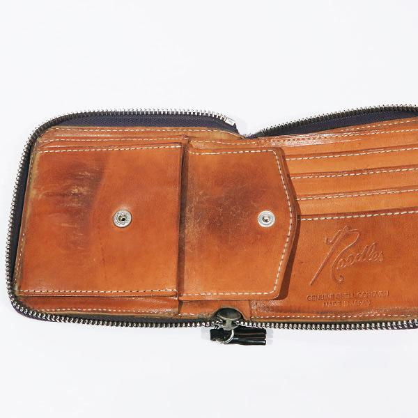 Needles ニードルズ CORDOVAN SINGLE WALLET コードバン Needles ニードルズ CORDOVAN SINGLE WALLET コードバン