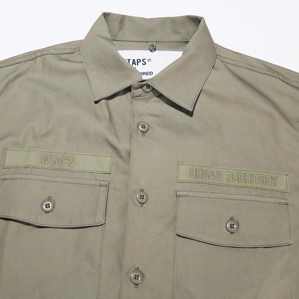WTAPS ダブルタップス 22AW CBW/LS/COTTON.POPLIN 222BRDT-SHM01 WTAPS ダブルタップス 22AW CBW/LS/COTTON.POPLIN 222BRDT-SHM01