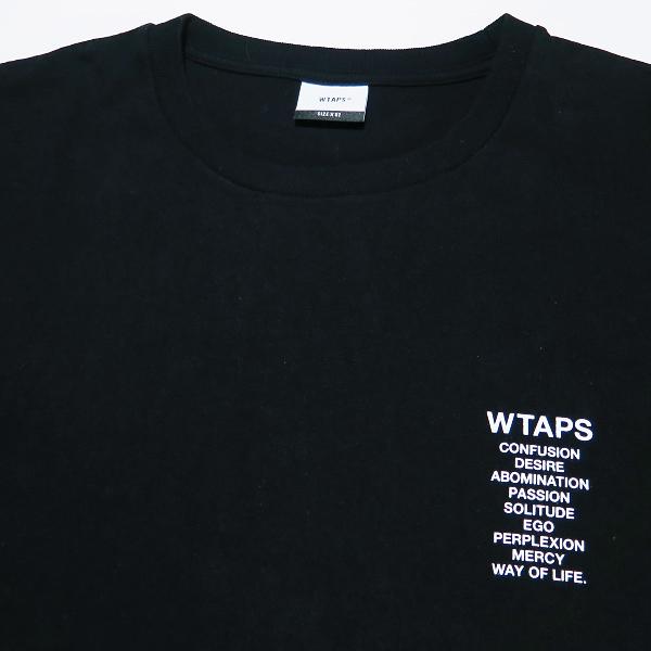 WTAPS INGREDIENTS /SS/COTTON TEE ブラック/M WTAPS Sign 02 / SS / Cotton Black | HAVEN
